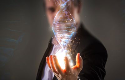 Online Genetics and Genomics Program Certificate Image of DNA in Hand